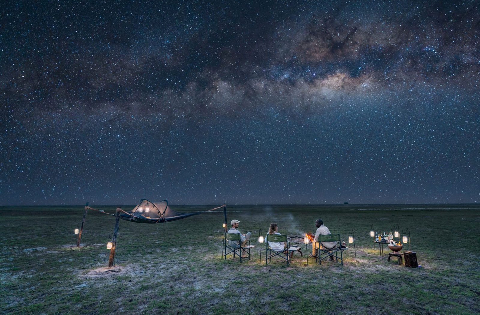 Spend a night on Luiwa Plain under the stars