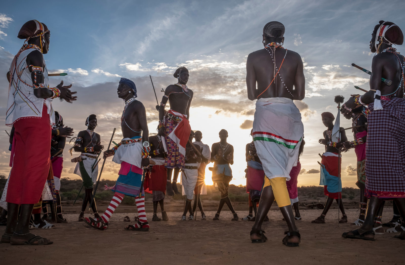 A beautiful performance by Masaai Warriors