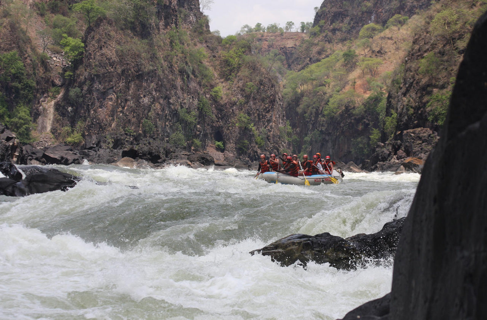 White Water Rafting in the Zambezi Gorge
