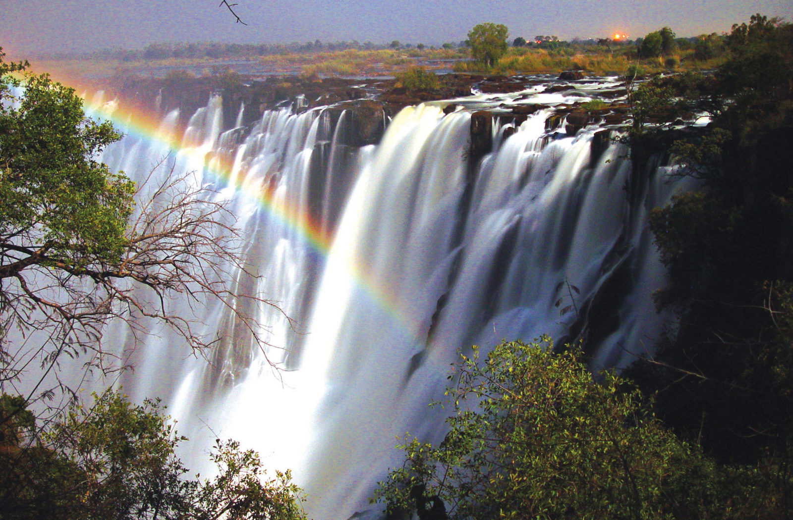 Victoria Falls viewed from Livingstone