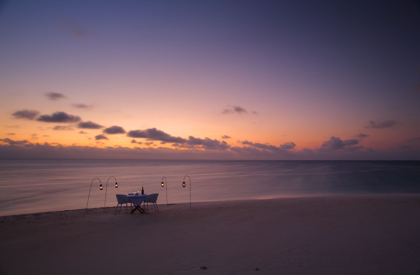 Private dining, Benguerra Island, Mozambique